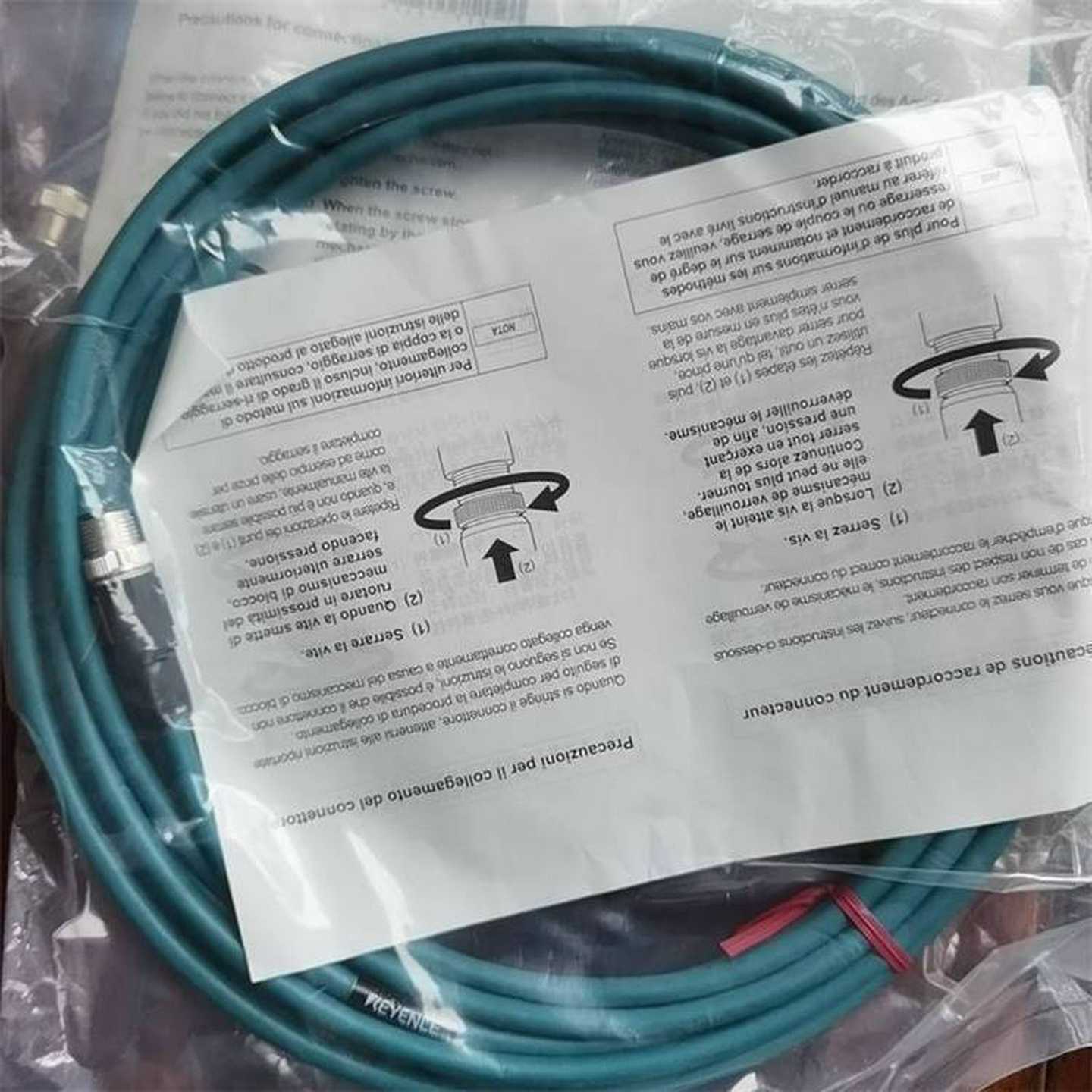 KEYENCE电缆M12NFPA79标准电缆5m多点N式激光传感器OP-87