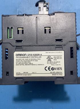 议价欧姆龙PLC型号CP1EN30DRA拆机件功能正常
