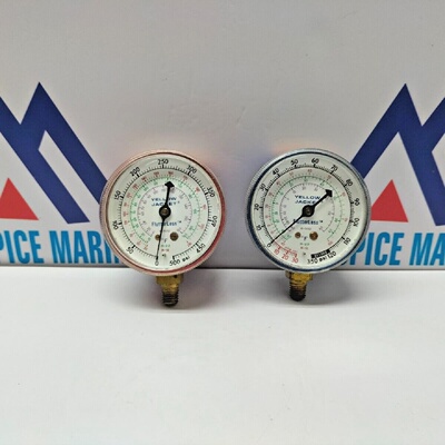 Gelber Jacke R502R22R12 350PSIBlaue  500PSIRote Druckmesser2