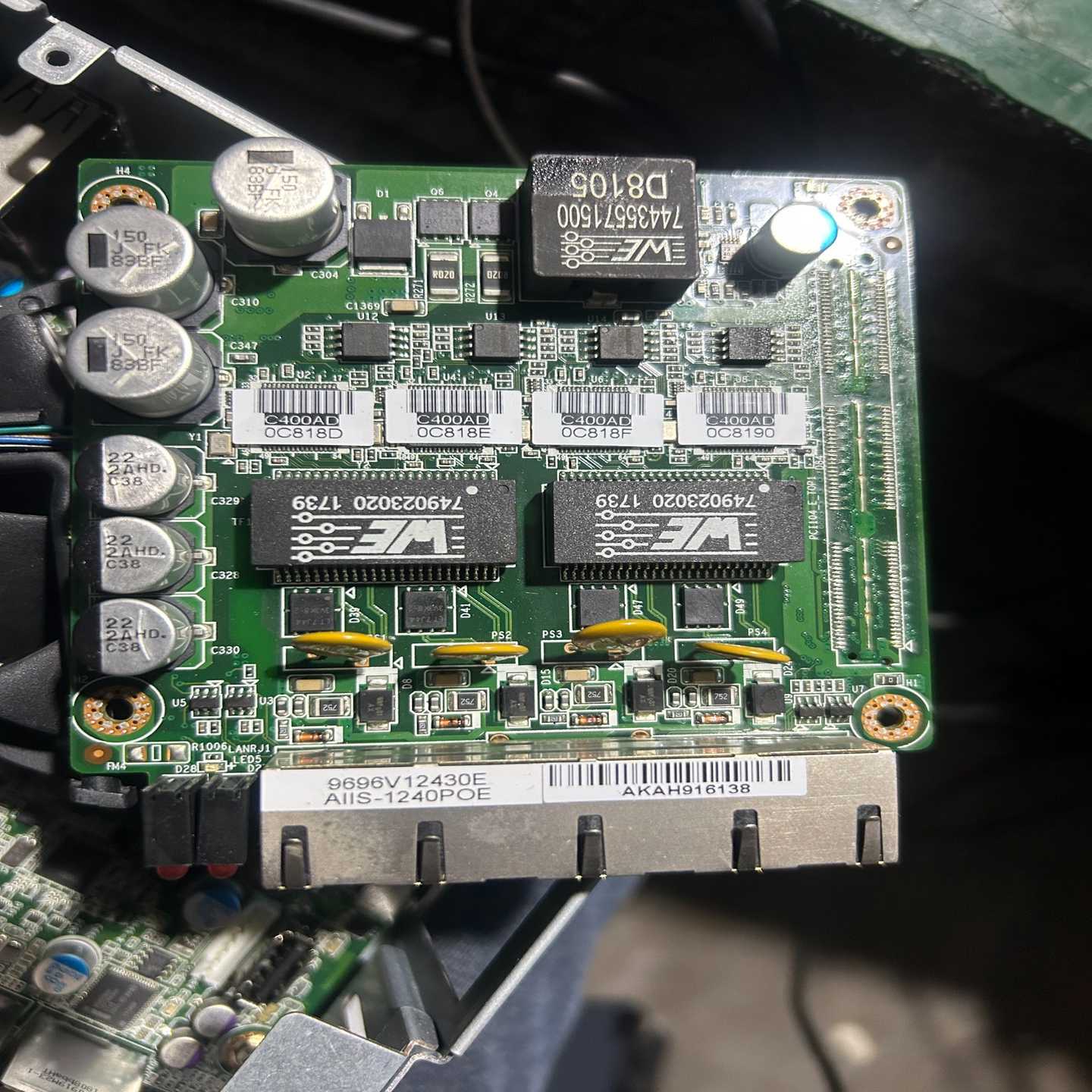 议价研华AIIS-1240POE工业视觉网卡控制卡原装拆机