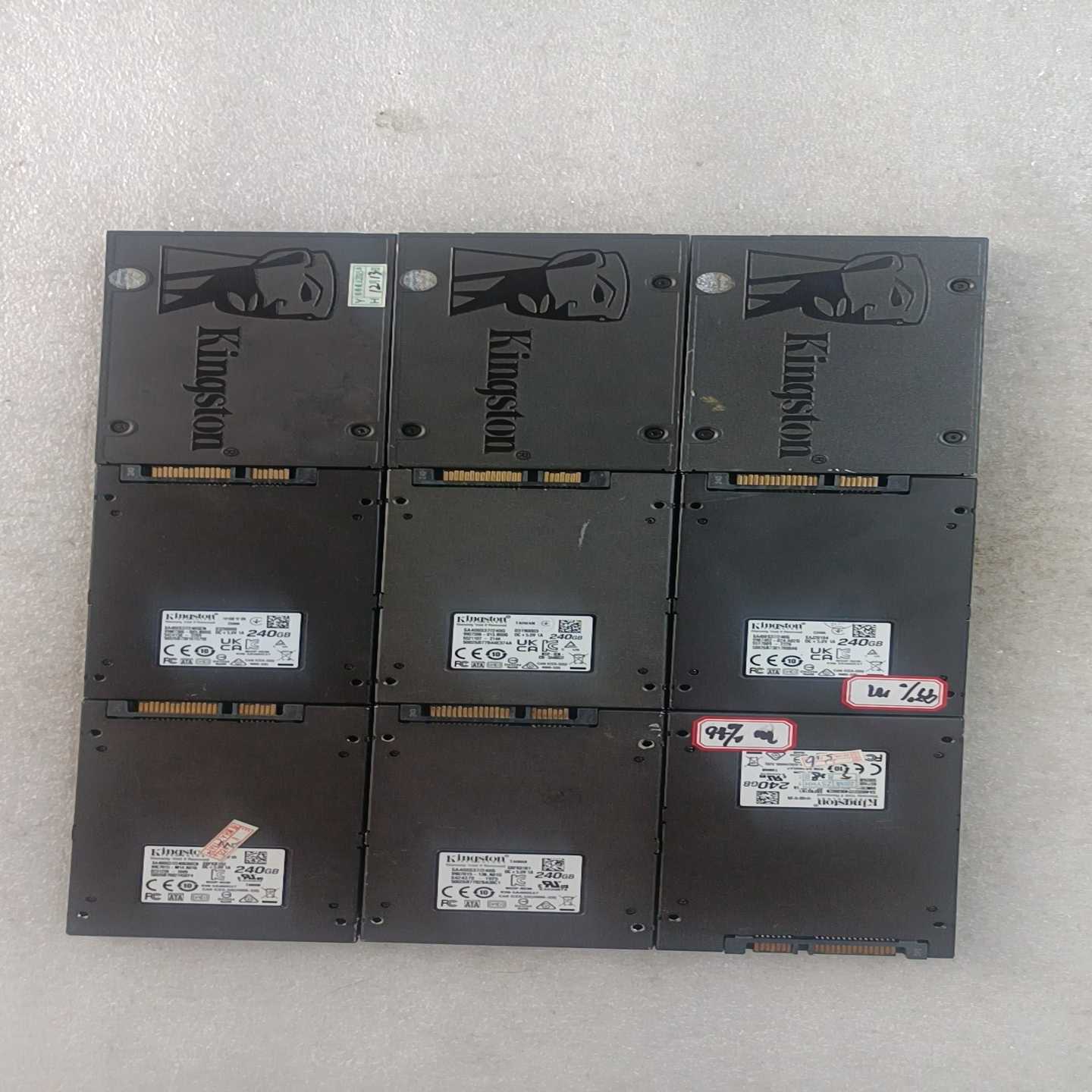 金士顿240G固态硬盘随机发货健康度80%以上--议价商品
