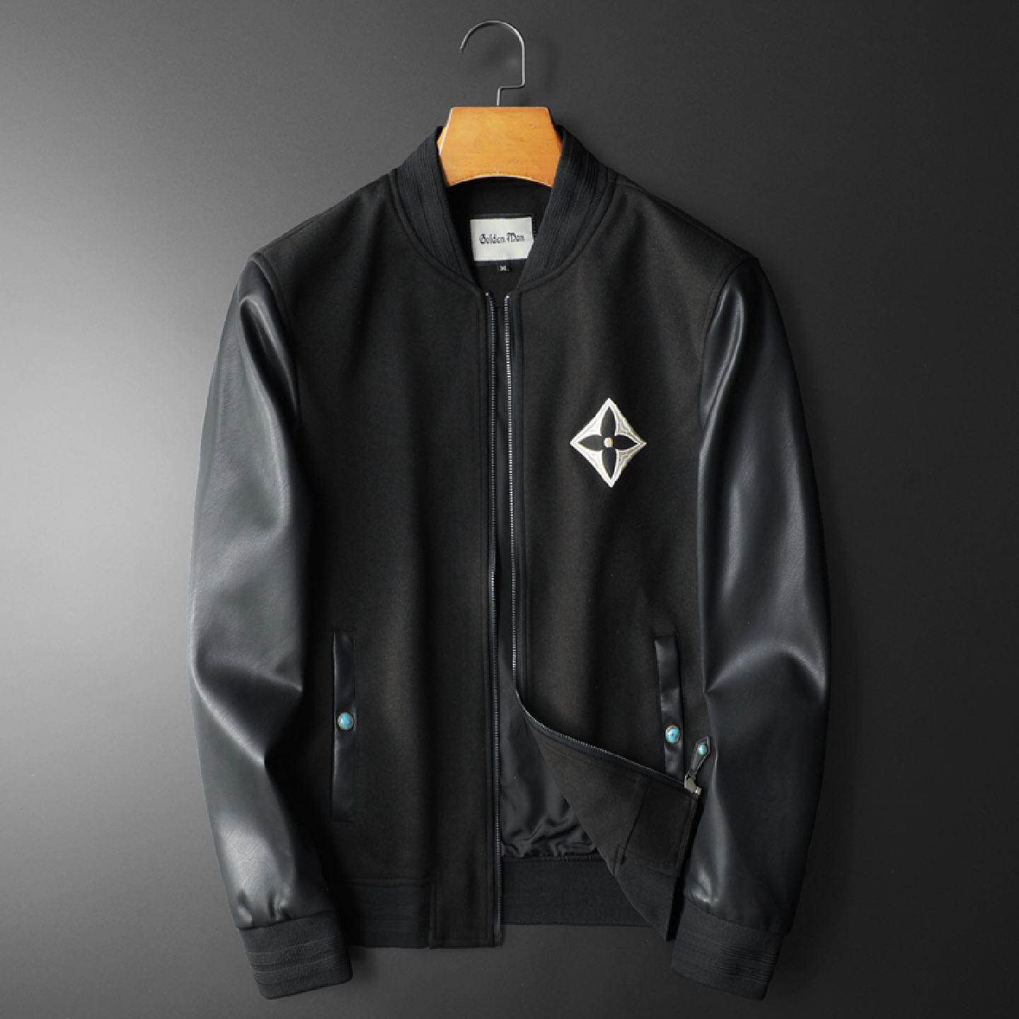 棒球服男新款秋冬新款男士休闲潮流加厚痞帅夹克轻奢大码外套潮男