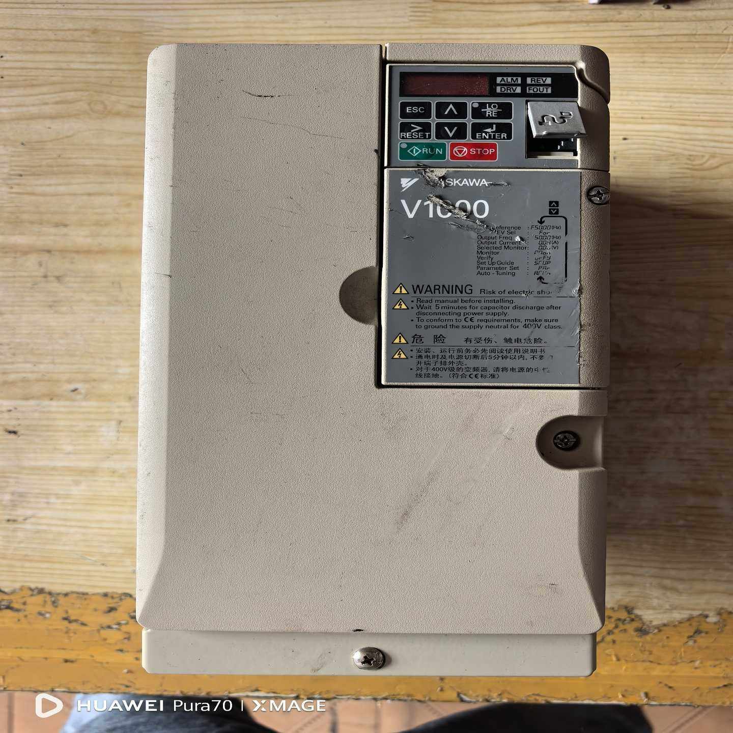 变频器CIMR-VB4A0023FBA11KW/7