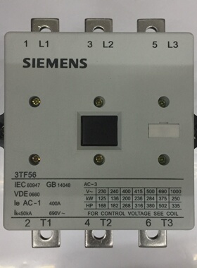 询价原装正品3TF56220XM0AC220V5060Hz西门子三级交流接触器