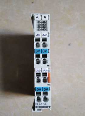 倍福模块EL4104，实物图拍摄，成色不错，功能默认顺丰询价