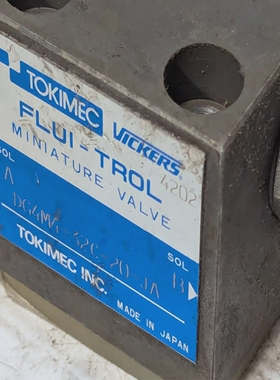 VickersDG4M4-32C-20-JAFlui-TrolMinatureValveTokyoKeiki