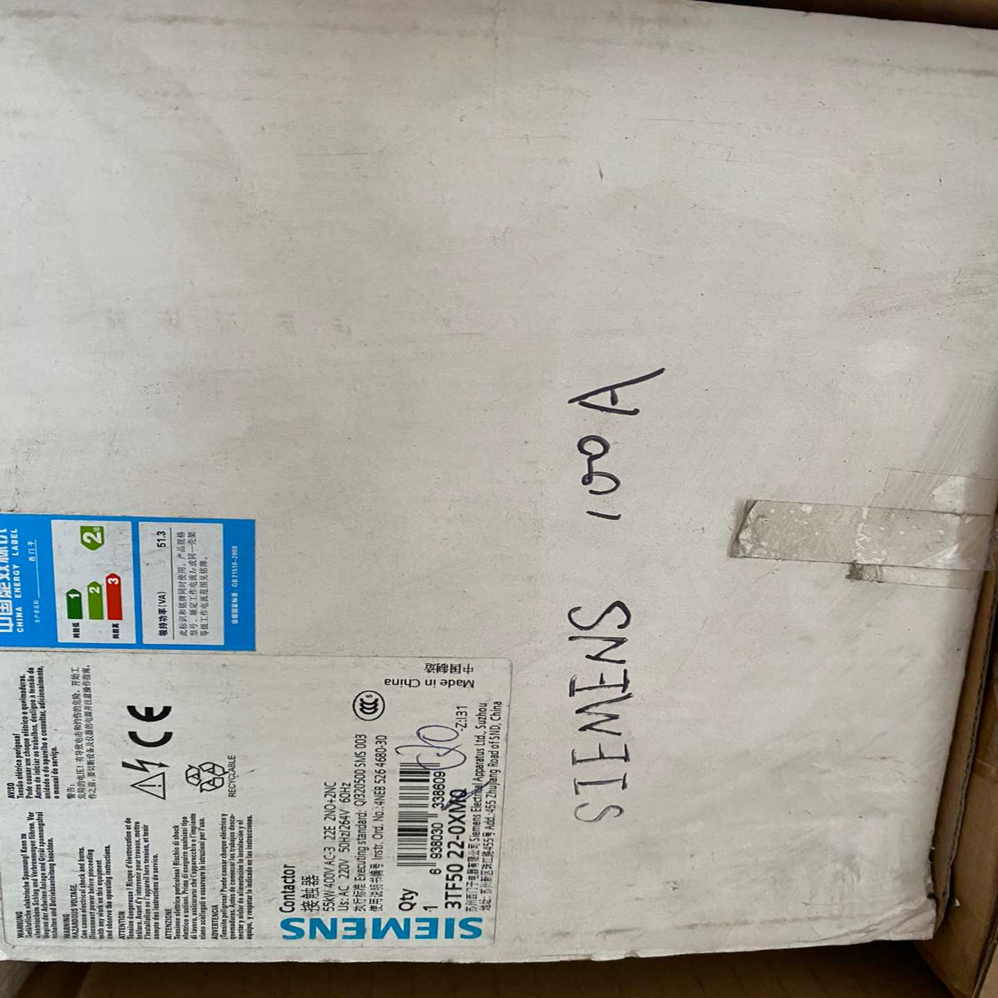 交流接触器3TF5022-0XM0询价