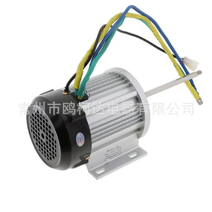 低压大功率直流无刷电机24V1.1KW1.5KW3000rpm带风扇卧式