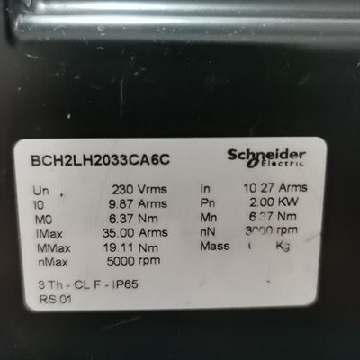 议价Bch2lh2033ca6c Servo Motor 230Vrms适用