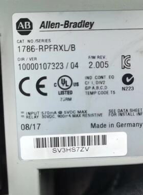 ab1786-rpfrxl/b   plc-议价