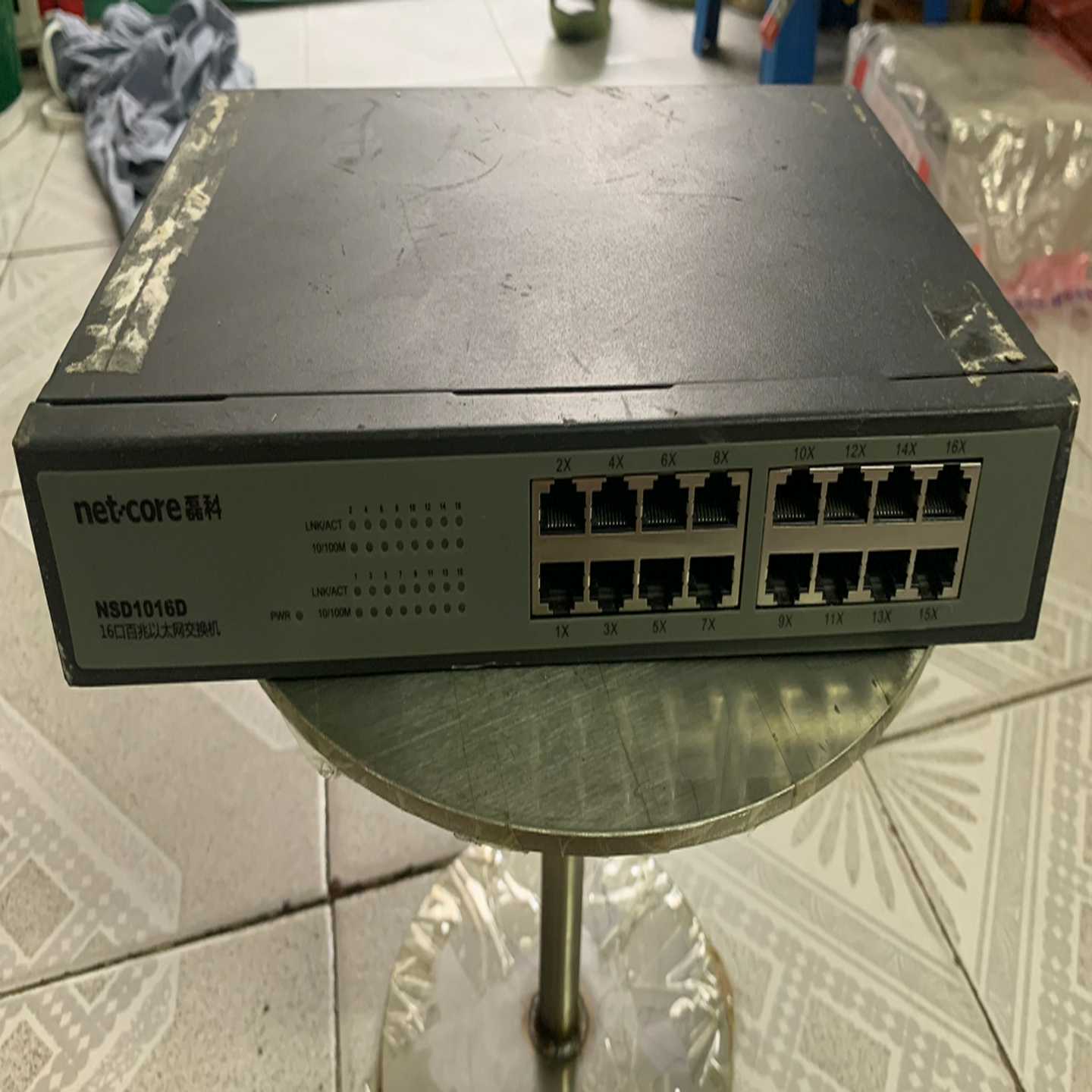 议价netcore磊科NSD1016D铁壳16口百兆以太网交