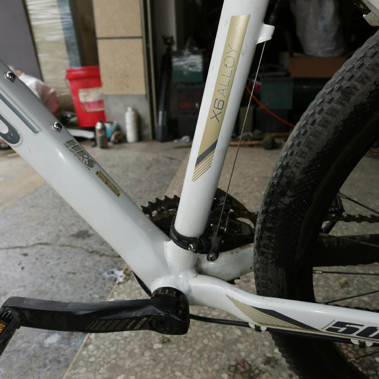 议价喜德盛500纯白X6ALLOY26寸全铝车架高配山地车议价