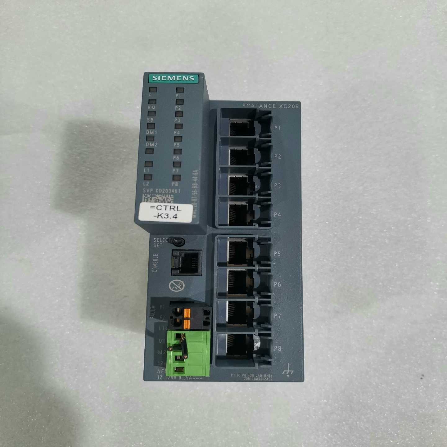 6GK5208-0BA00-2AC2交换机，成色如图，询价