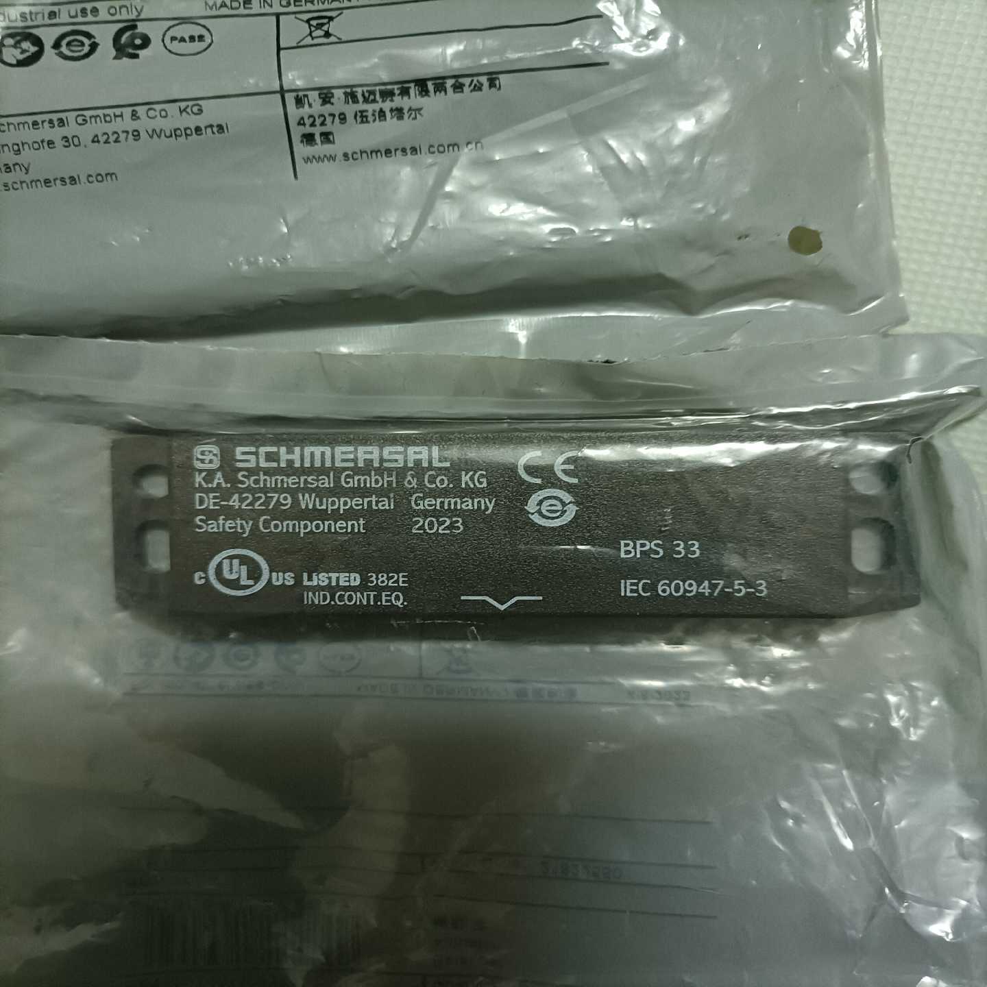 德国进口施迈赛接近开关BPS33，全新原装正品，假一赔十。-议价