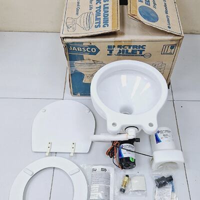 Jabsco 370100096 Electric Marine Toilet  Compact Bowl 24VDC