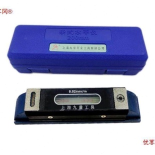 上海泸工条式水平仪150框式四方钳工精工业机牀调整移位水准尺