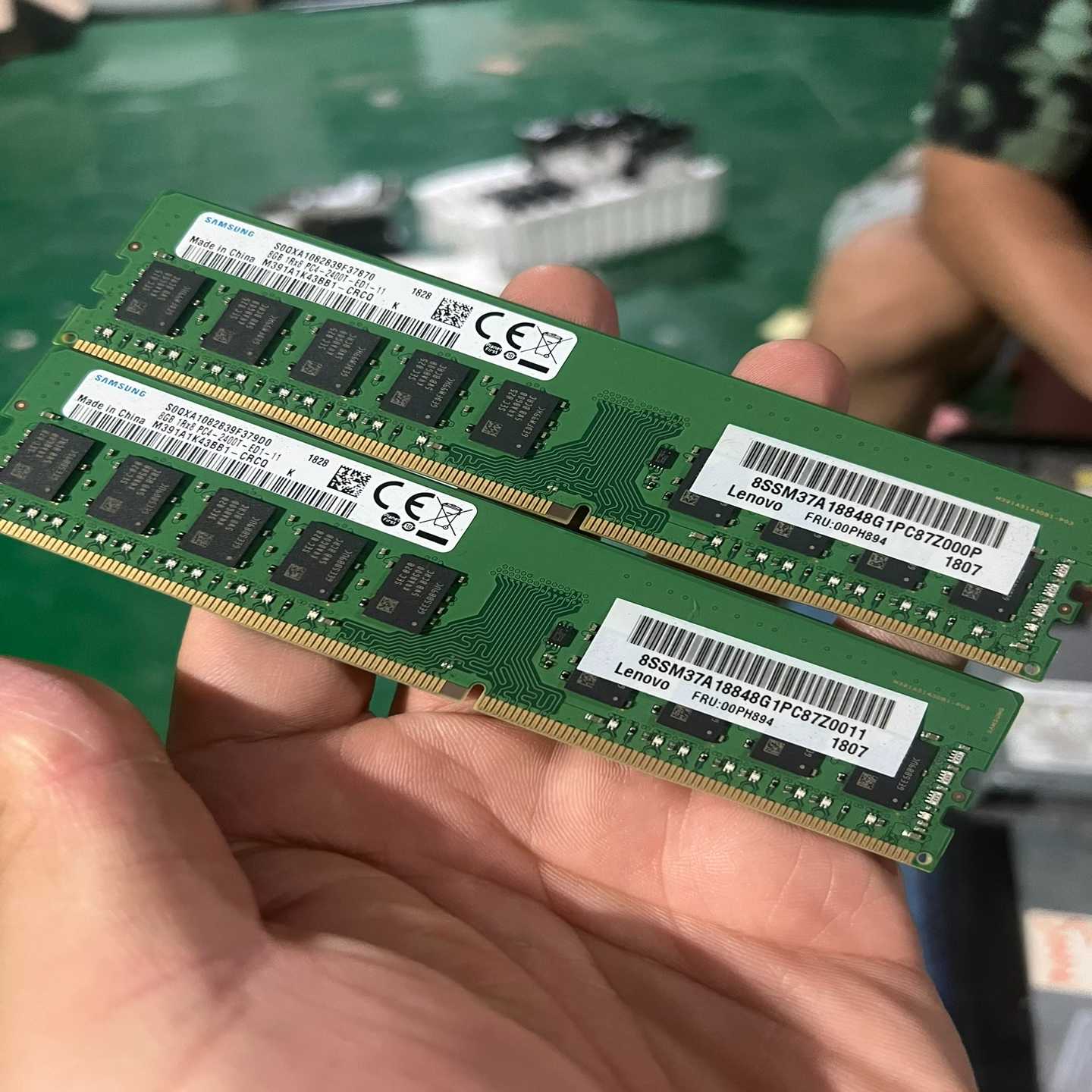 询价~三星 8G 2RX8 2400 ECC 服务器内存条 三星