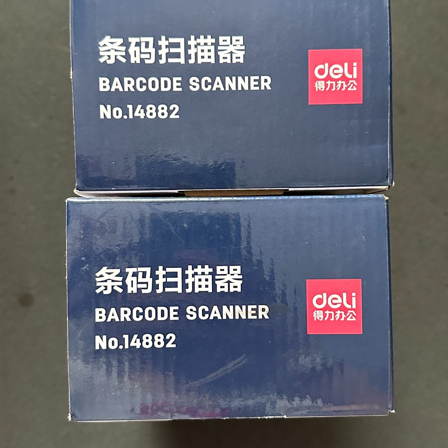 得力条码扫描器14882全新未拆封实物拍摄支持一维码二