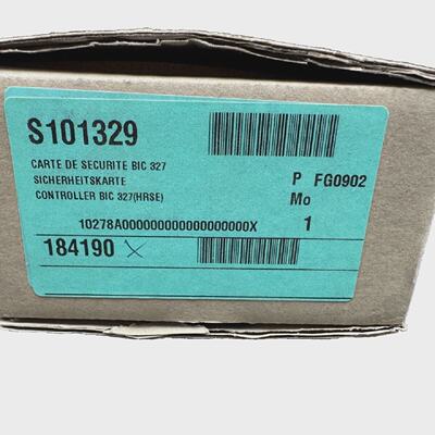Dietrich REMEHA Carte De securite bic 327 De Dietrich S10132