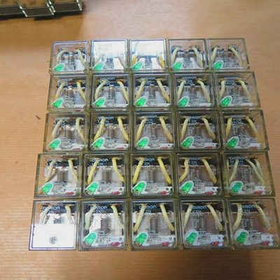 Setof25OmronLY2NRelay24VDC10A110VAC
