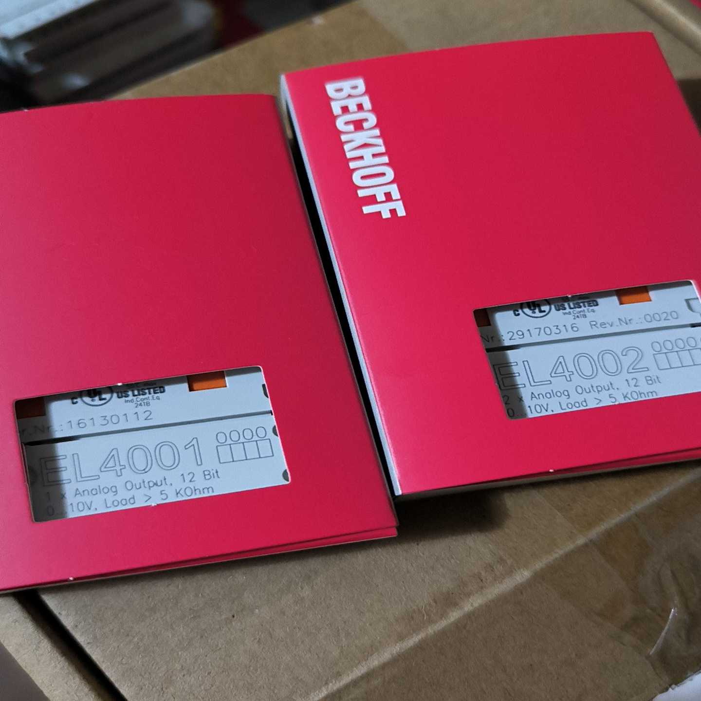 倍福模块EL4001  EL4002~询价