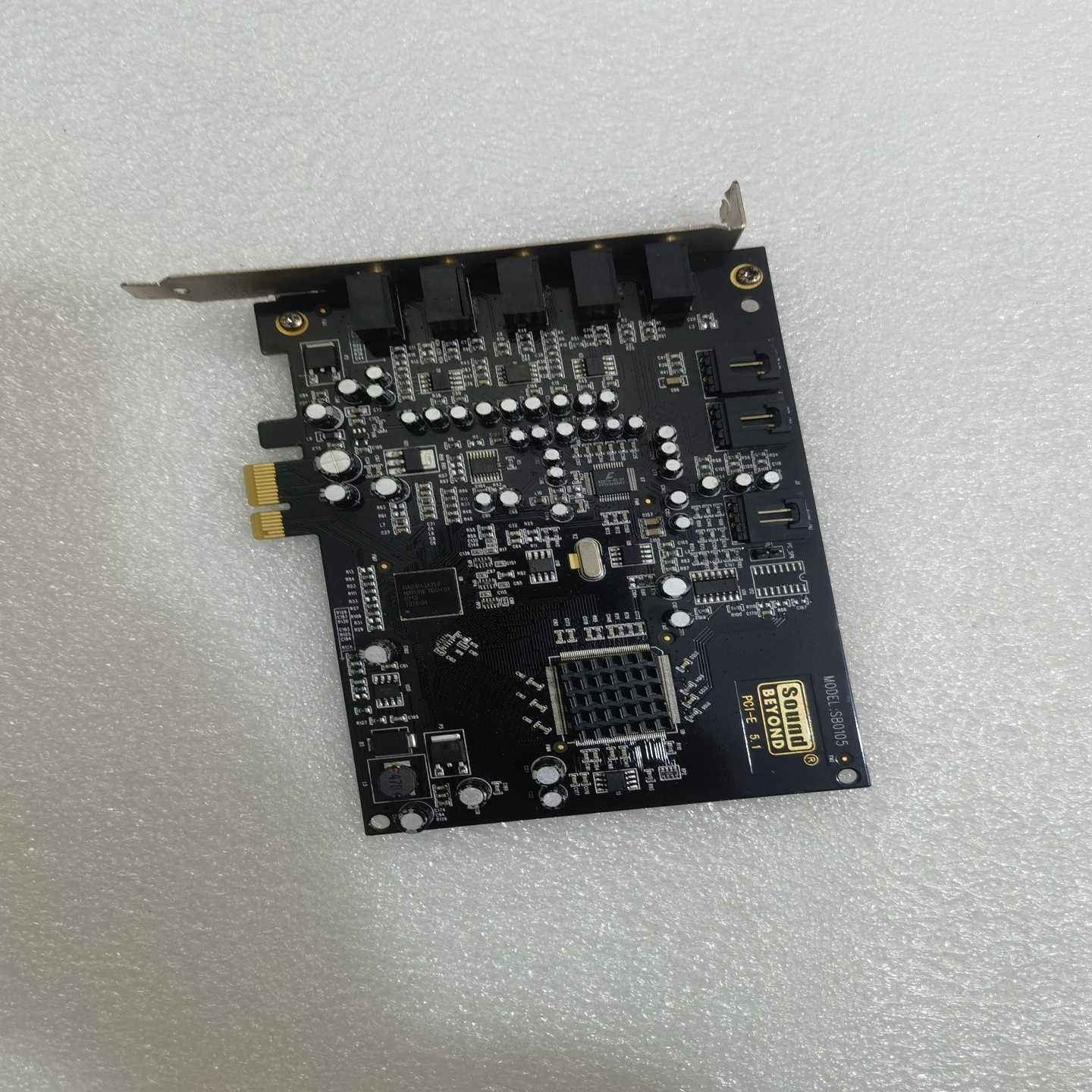 议价创新SB0105 PCI-E 5.1内置声卡，拆机正常用，成