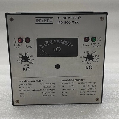 BENDER IRD800MYX AISOMETER 984666 INSULATION MONITOR 220V 5A