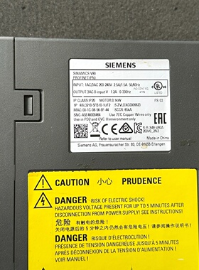 西门子V90伺服驱动器6SL32105FB102UF2