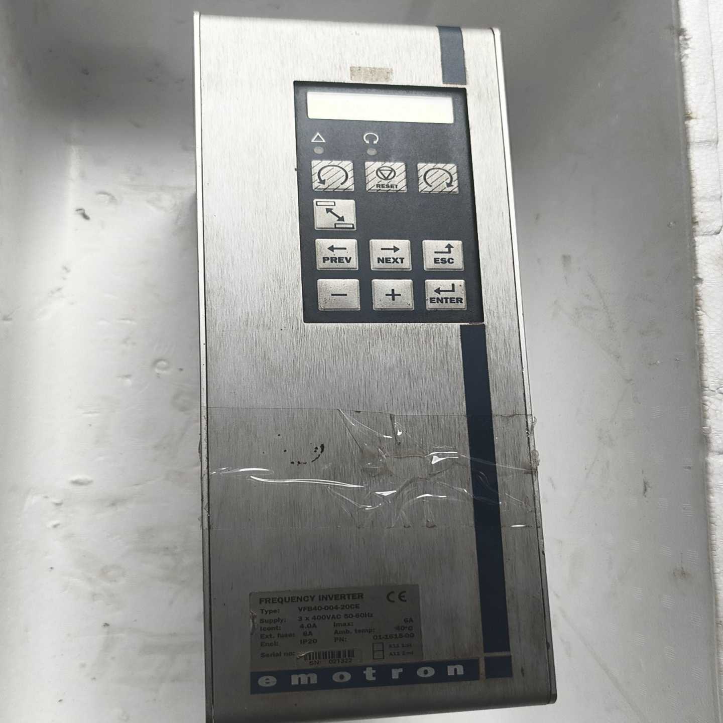 Emotron依尔通变频器VFX40-004-20CE实物议适用
