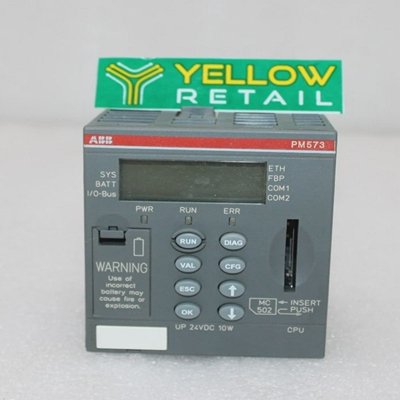 ABBPM573-ETHA7中央处理单元512KB以太网24VDC1SAP130300R