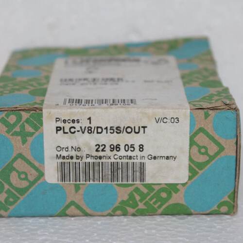 Phoenix Contact PLCV8D15SOUT 2296058 V8 Adapter for 8 x PLCI