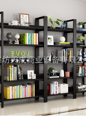 钢木货架定/制鞋架书架简易产品展示架储物架客厅家具陈列货架