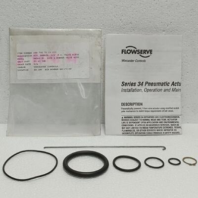 FLOWSERVE WORCESTER RK34S R1 SERIES 34 PNEUMATIC ACTUATOR RE