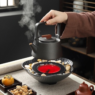 家用茶具泡茶壶提梁壶新款 源戈米电陶炉围炉煮茶日式