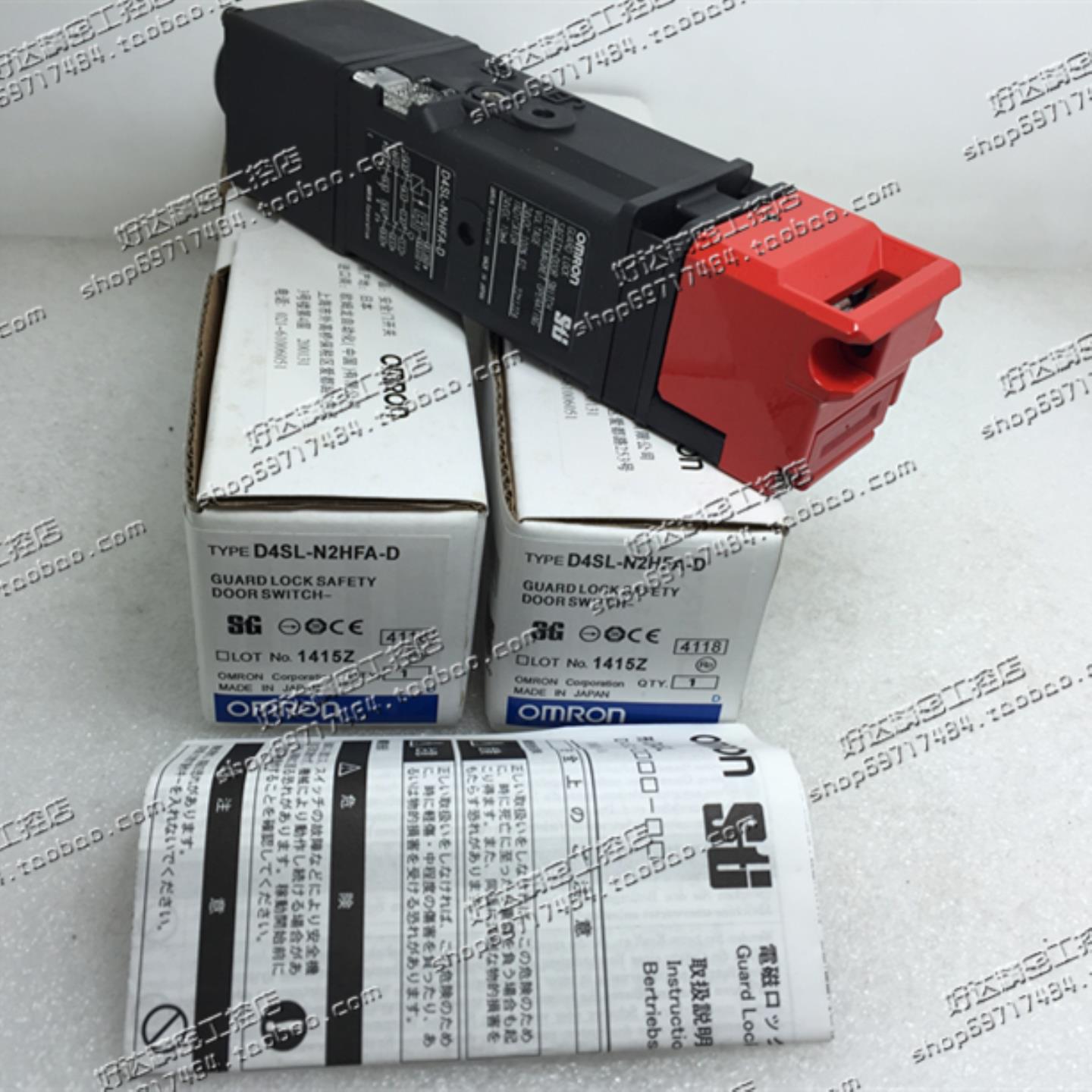 原装正品欧姆龙OMRON安全门开关D4SL-N2HFA-D24VDC现货全新