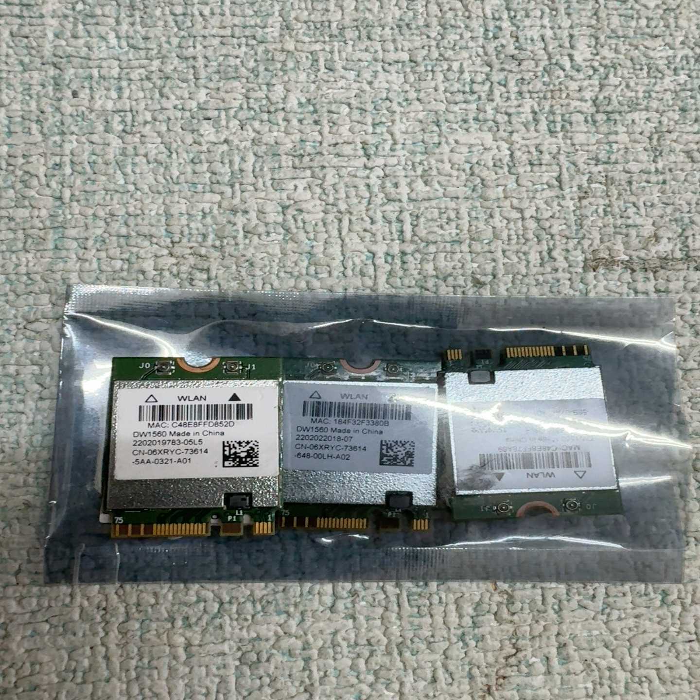 议价原装博通DW1560双频千兆无线网卡p接口ngffm2需要现货/维修