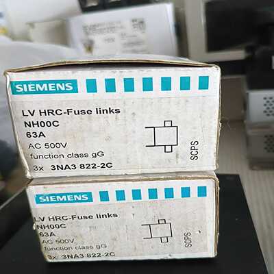 熔断器3NA3822-2C，NH0063A。询价
