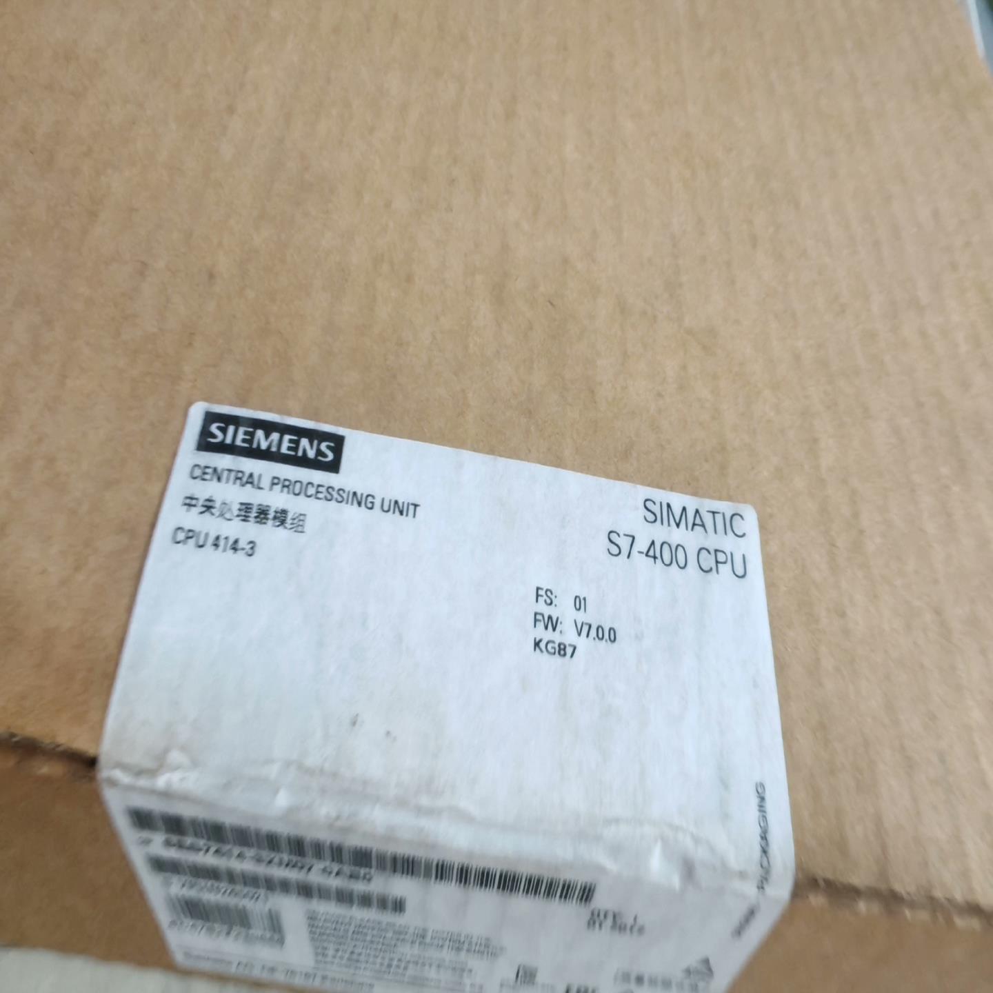6ES7414-3XM07-0AB0，未开封议价～（佳毅工控）