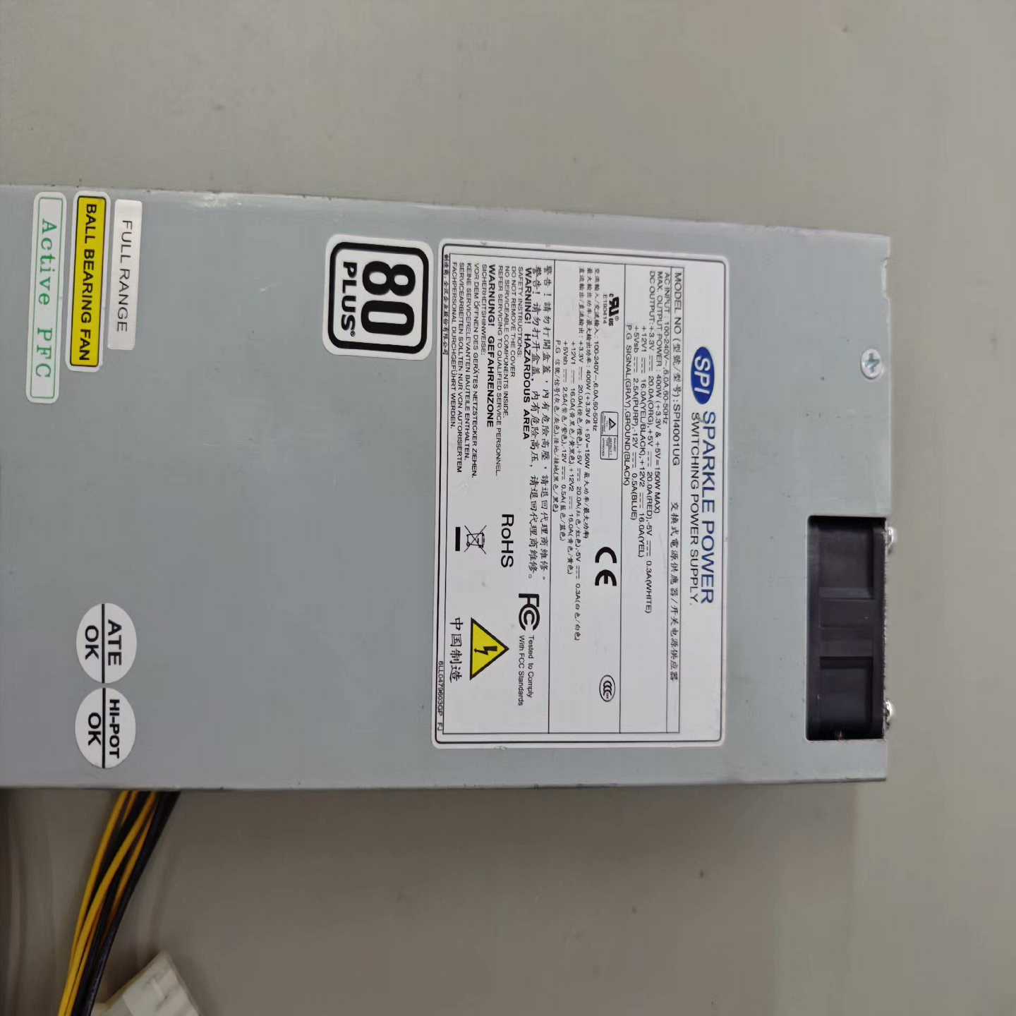 电源SPI4001UG400W1U电源测好发货询价
