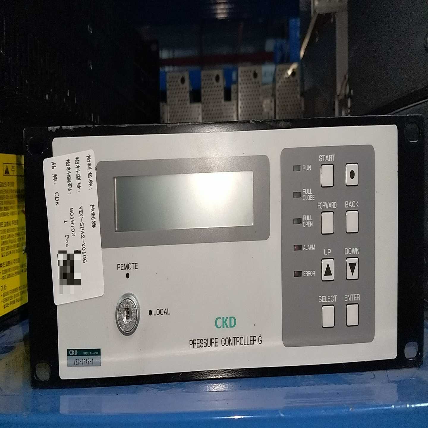 日本CKD压力控制器，型号VEC-SPA2-X0106，系统--议价商品