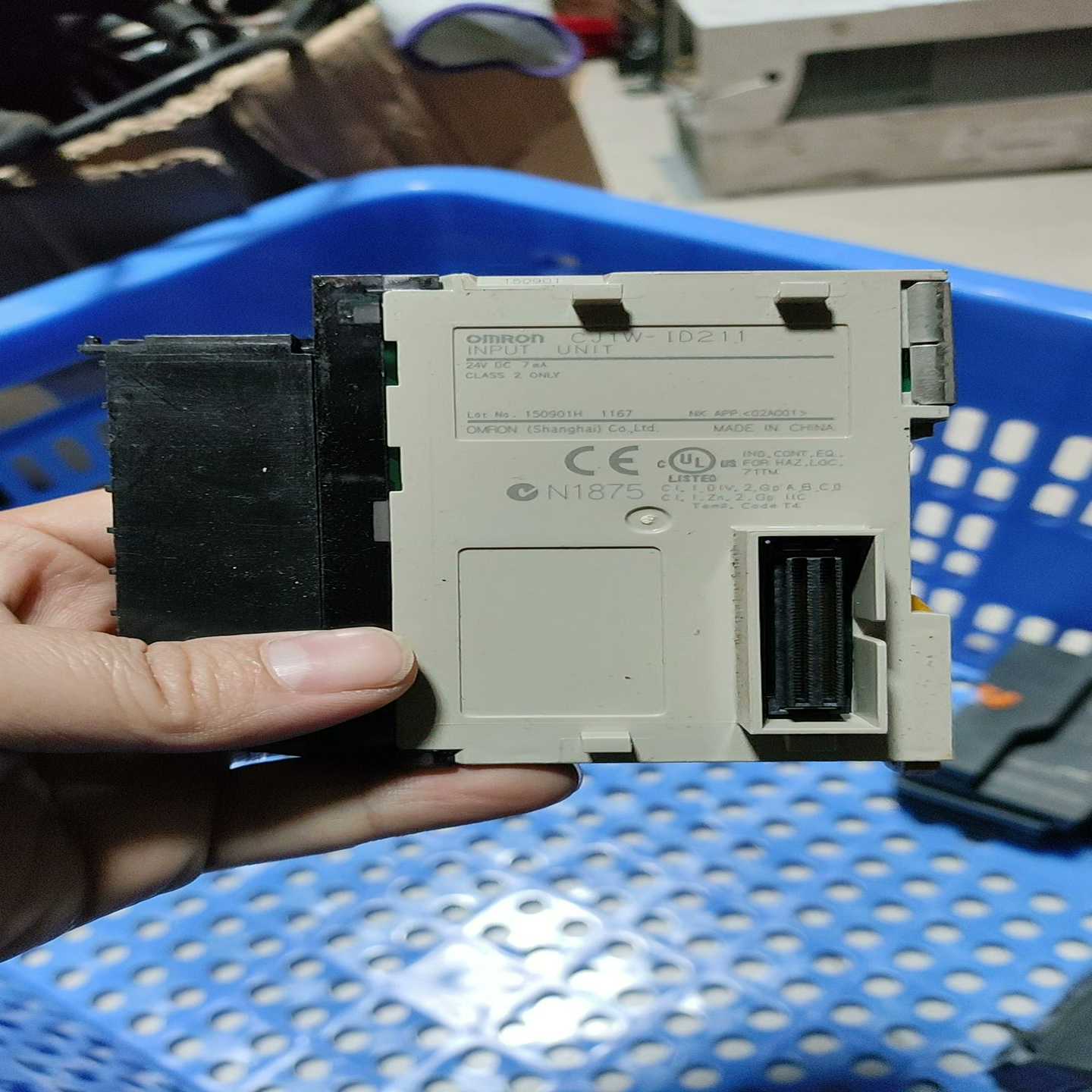 欧姆龙PLC模块CJ1W-ID211带后盖成色如图-询价客服