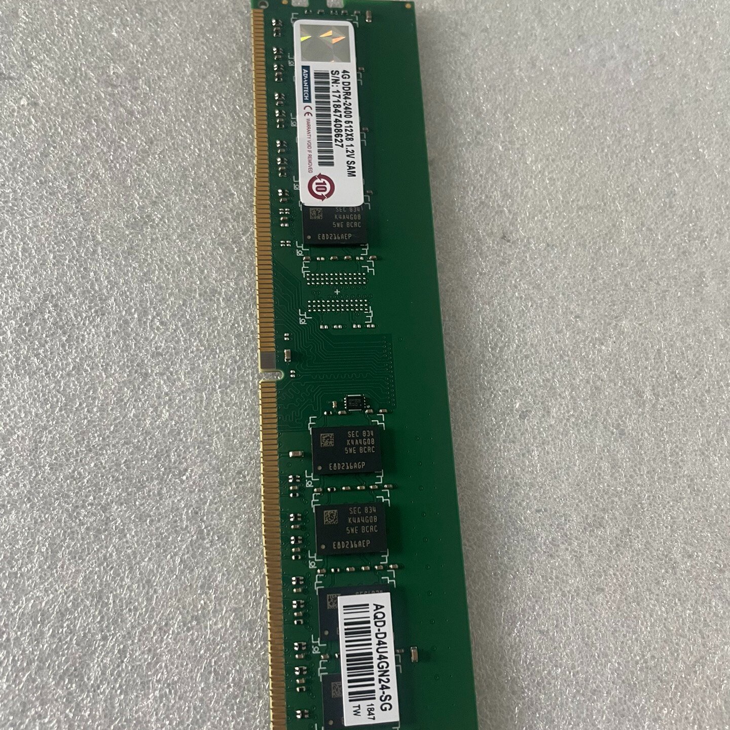 议价研华内存条型号AQDD4U4GN24SG4GDDR