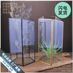 欧式 饰品 简约现代玻璃罩摆件家居客厅咖啡厅小摆设北欧创意软装 装