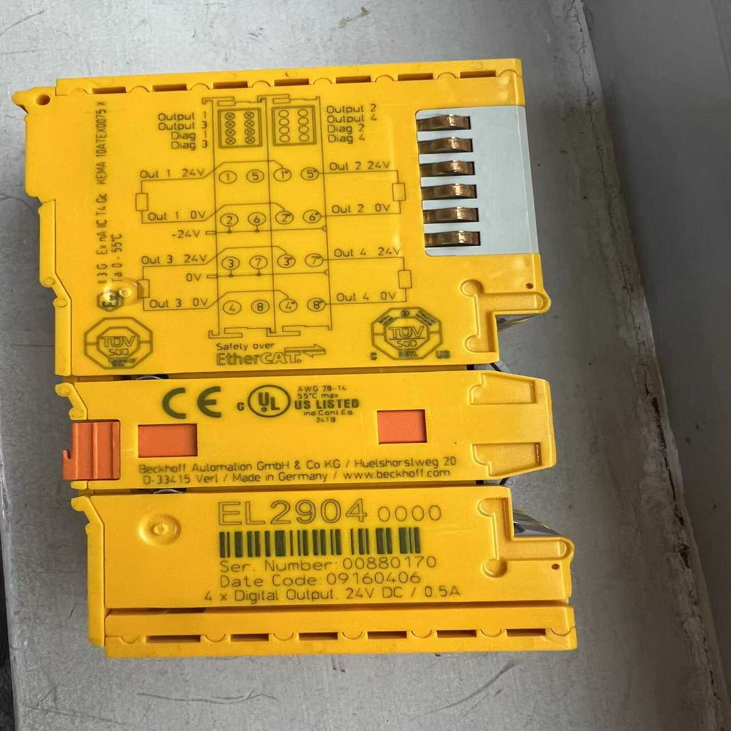 议价倍福模块EL1904、NEL2904、EL6900现货/维修