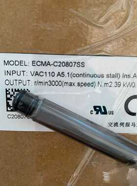 ECMA-C20807SS全新原装伺服电机750W带刹