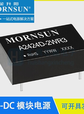 A2424D-2WR324V转24V/42mADC隔离电源模块金升阳/MORNSUN