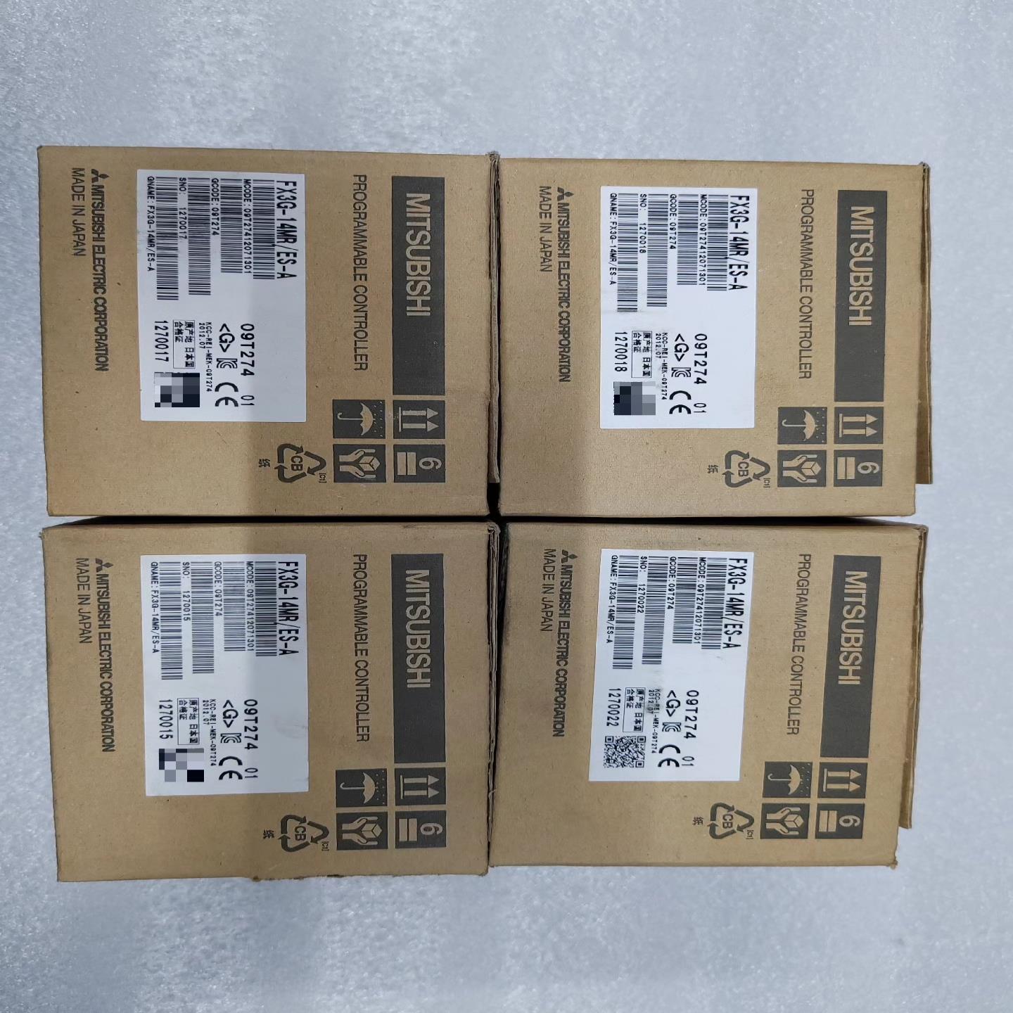FX3G-14MR/ES-A，三菱PLC，工程余料，原装正品