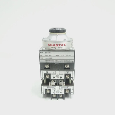 Agastat 2424AC Time Delay Relay 0.815sec 120vac
