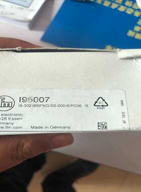 【议价】易福门传感器I95007停产系列适用