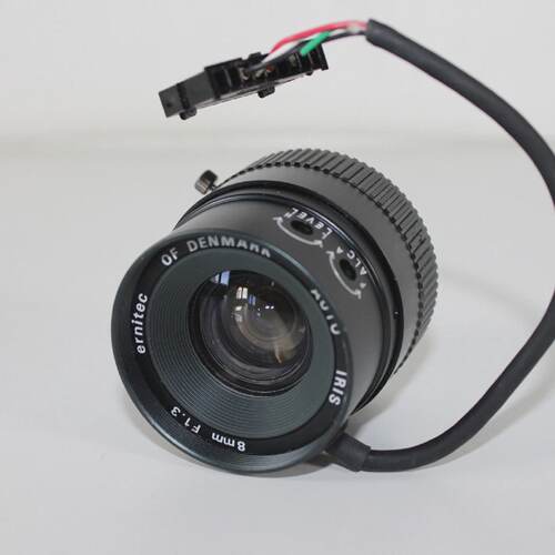 Ernitec 080700 8mm F1.3 Auto Iris Lens